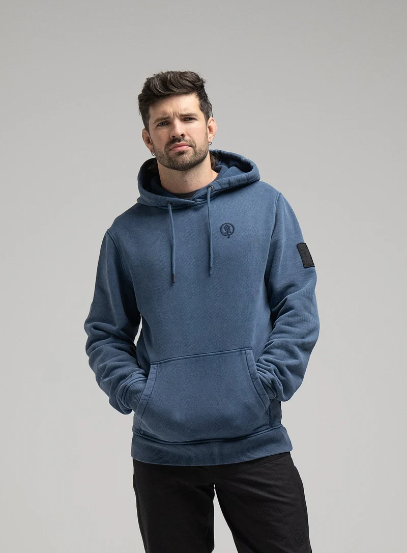 INSIGNIA-HOODIE MIT ACID-WASCHUNG