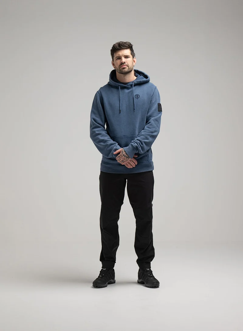 INSIGNIA-HOODIE MIT ACID-WASCHUNG