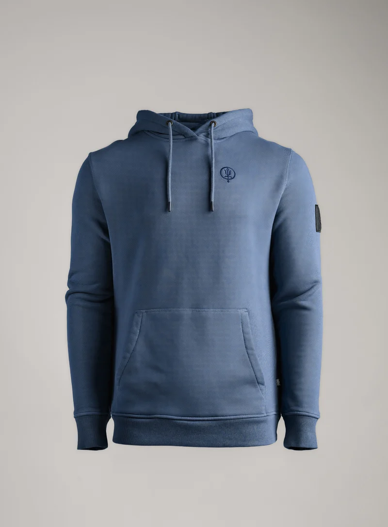 INSIGNIA-HOODIE MIT ACID-WASCHUNG