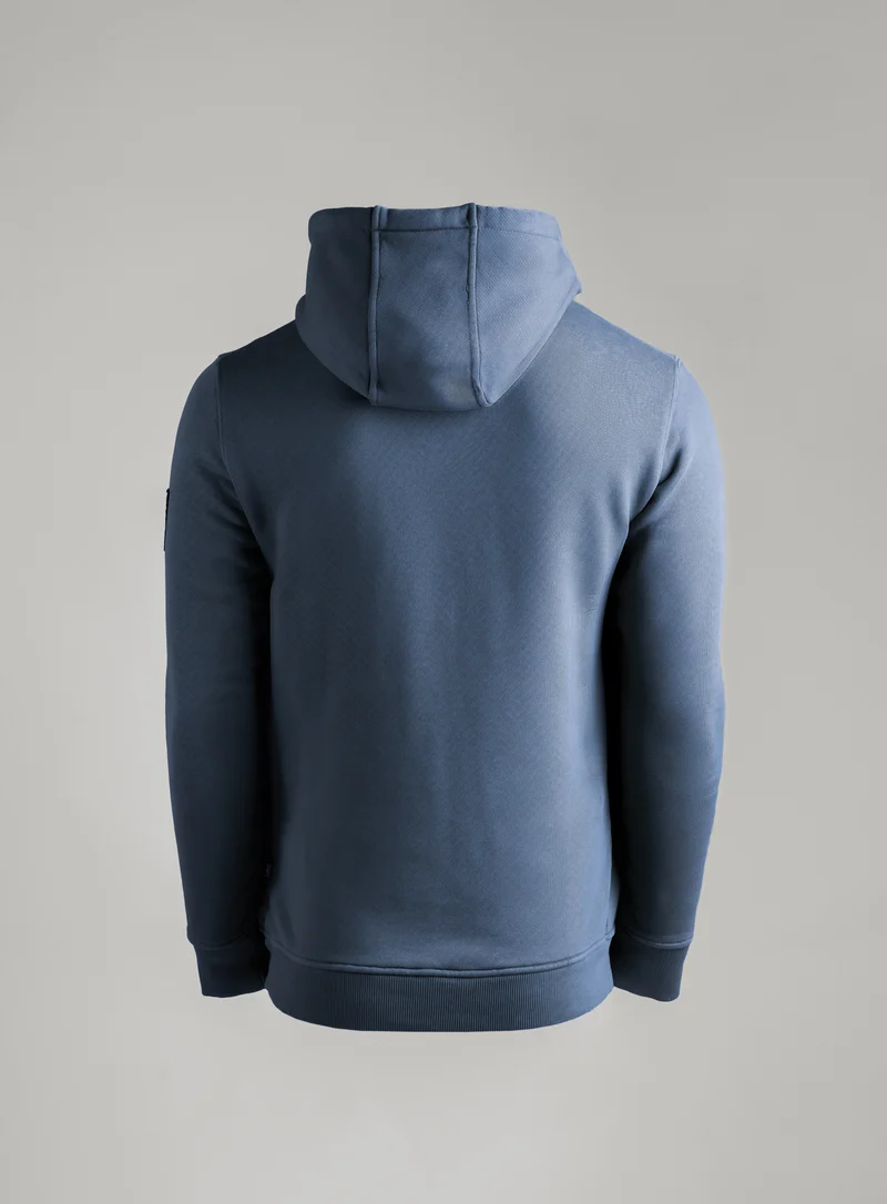 INSIGNIA-HOODIE MIT ACID-WASCHUNG