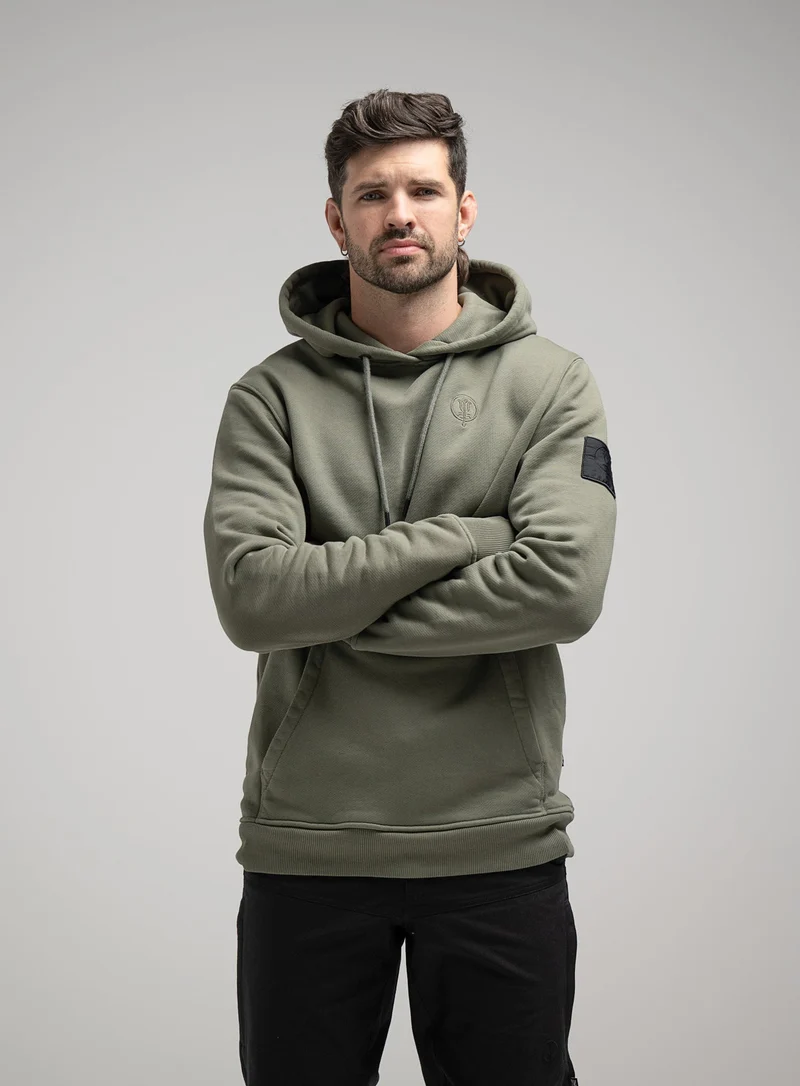 INSIGNIA-HOODIE MIT ACID-WASCHUNG