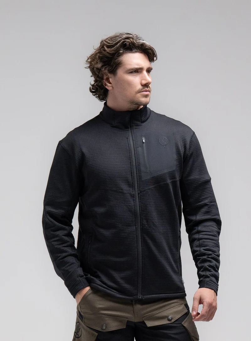 SIEGE-TECH-FLEECEJACKE MIT DURCHGEHENDEM REISSVERSCHLUSS