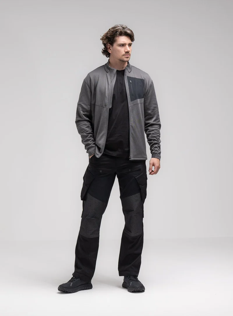 SIEGE-TECH-FLEECEJACKE MIT DURCHGEHENDEM REISSVERSCHLUSS
