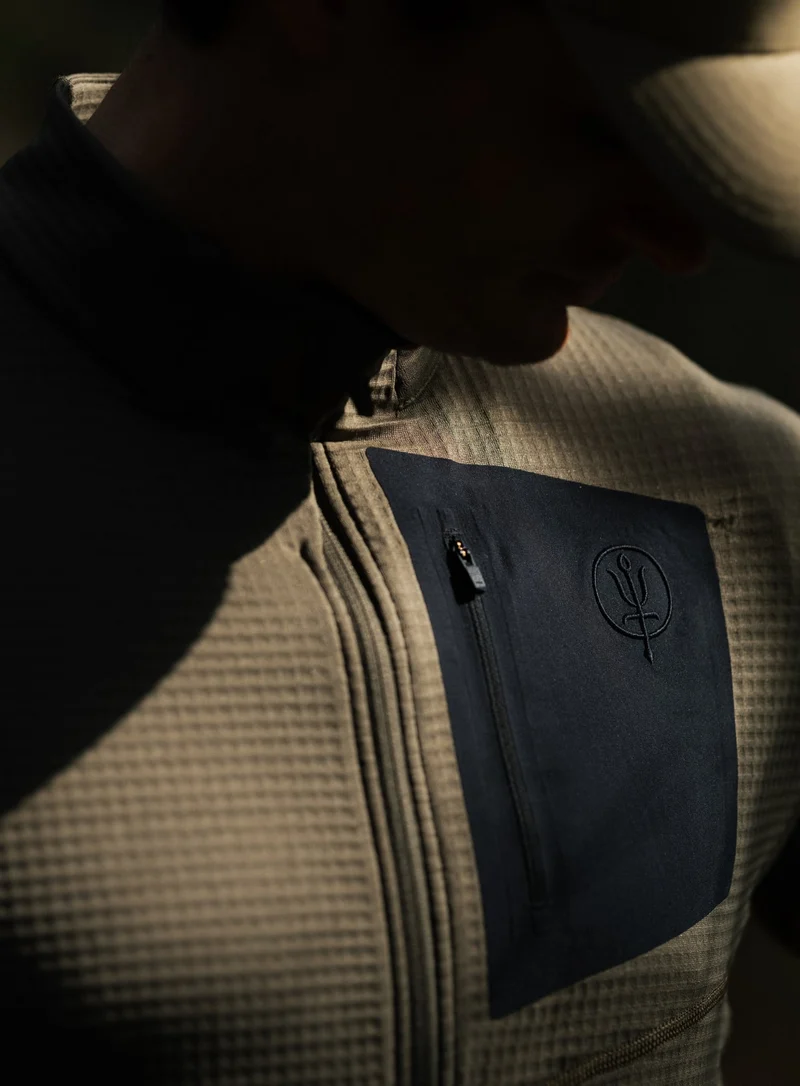 SIEGE-TECH-FLEECEPULLOVER MIT HALF-ZIP-REISSVERSCHLUSS