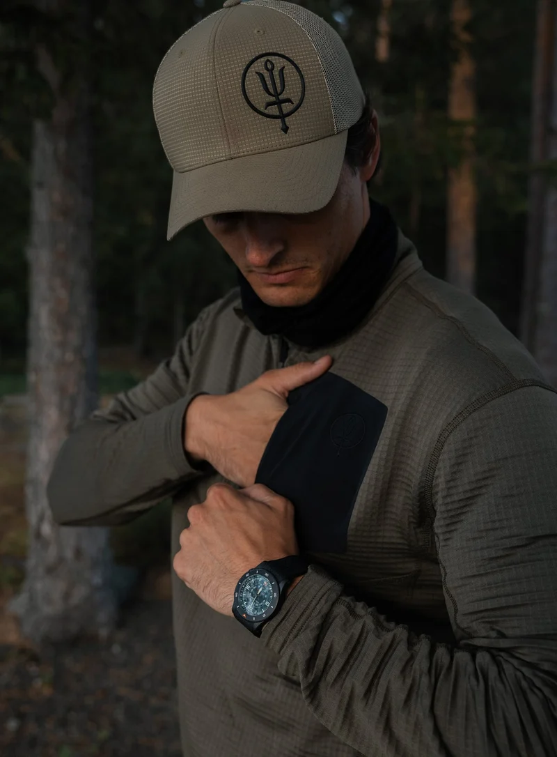 SIEGE-TECH-FLEECEPULLOVER MIT HALF-ZIP-REISSVERSCHLUSS