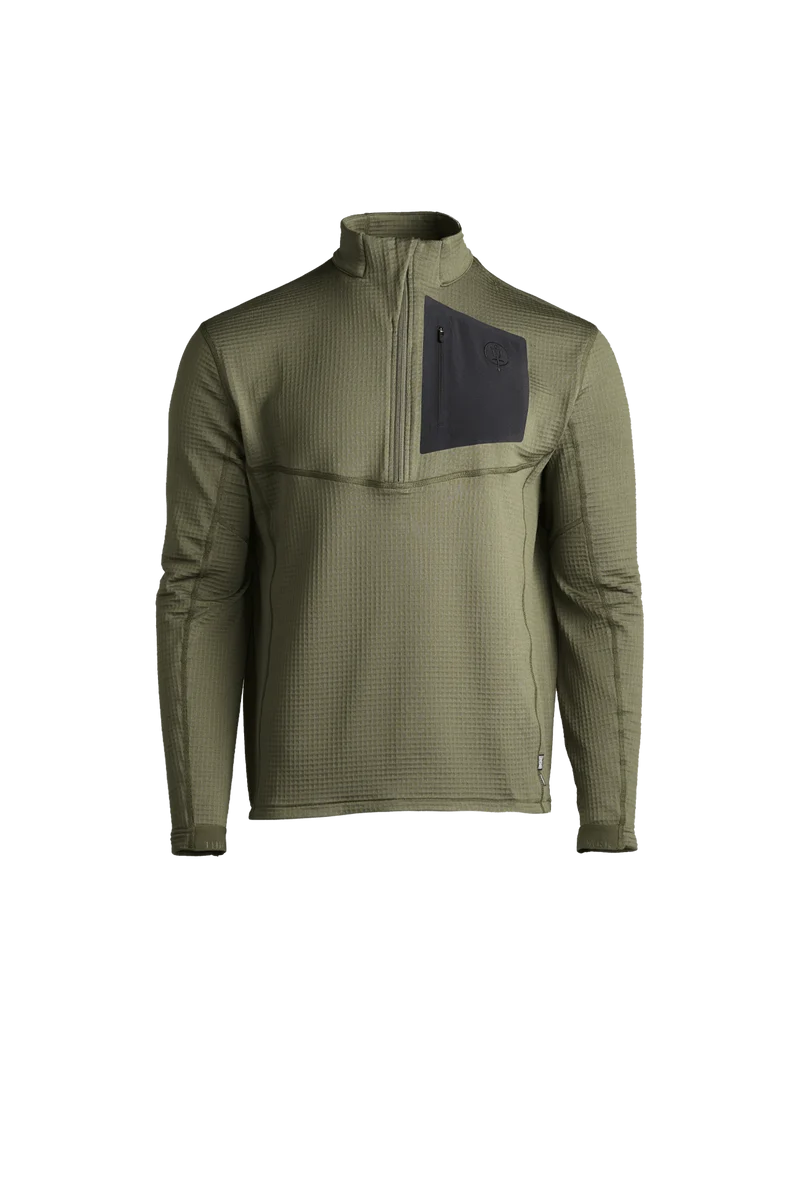 SIEGE-TECH-FLEECEPULLOVER MIT HALF-ZIP-REISSVERSCHLUSS