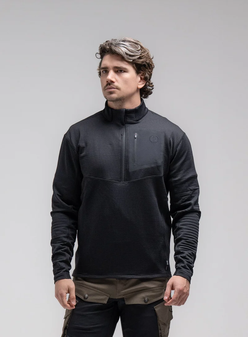 SIEGE-TECH-FLEECEPULLOVER MIT HALF-ZIP-REISSVERSCHLUSS