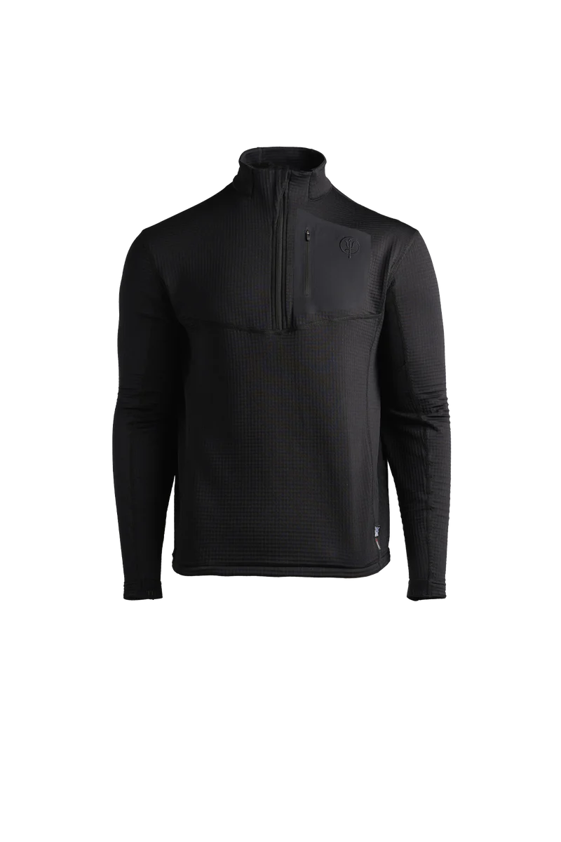 SIEGE-TECH-FLEECEPULLOVER MIT HALF-ZIP-REISSVERSCHLUSS
