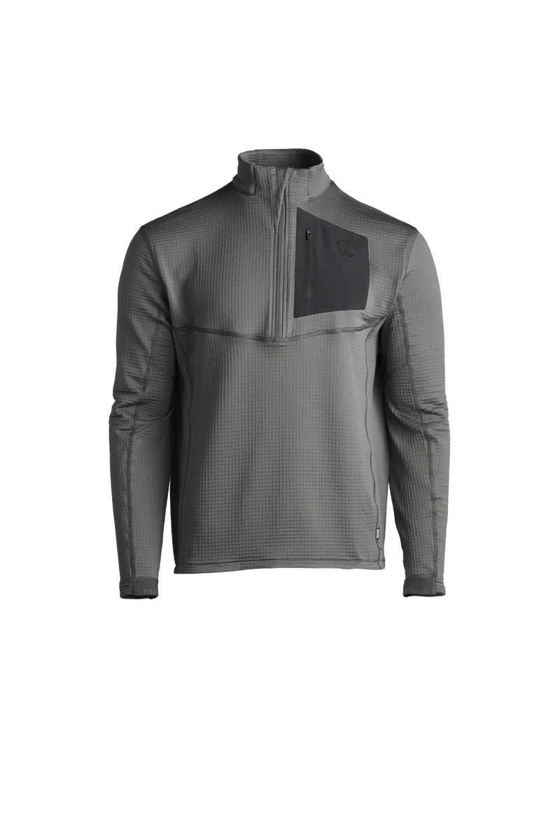 SIEGE-TECH-FLEECEPULLOVER MIT HALF-ZIP-REISSVERSCHLUSS