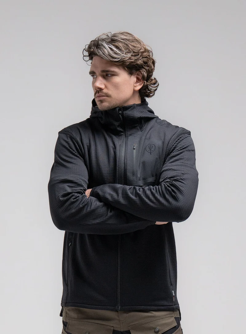 SIEGE-TECH-FLEECEJACKE MIT KAPUZE