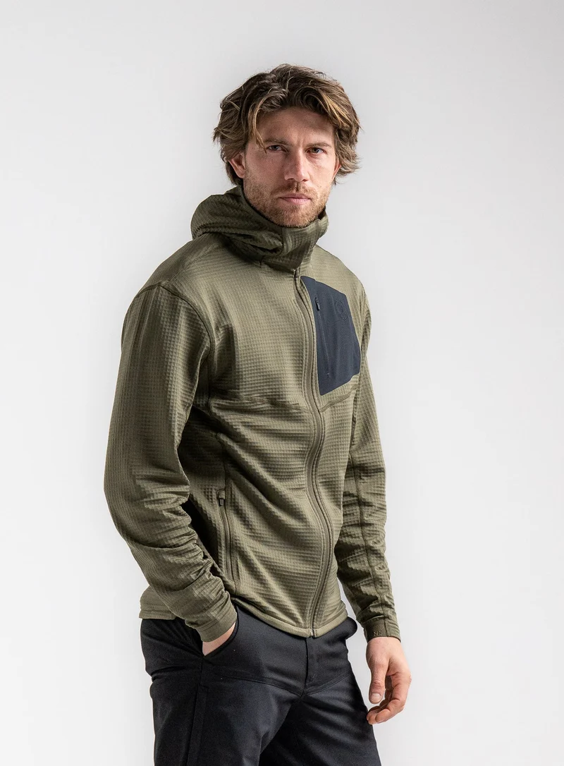 SIEGE-TECH-FLEECEJACKE MIT KAPUZE
