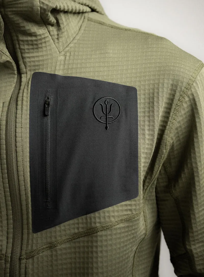 SIEGE-TECH-FLEECEJACKE MIT KAPUZE