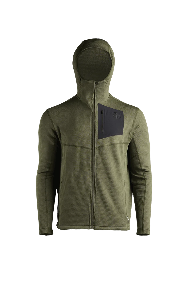 SIEGE-TECH-FLEECEJACKE MIT KAPUZE