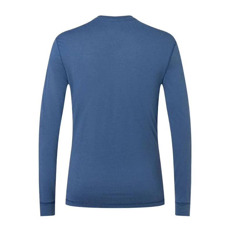 Super Natural M Tundra 175 LS ocean blue Herren Longsleeve