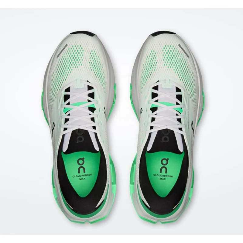 ON Cloudrunner 3 Max Men white verdite