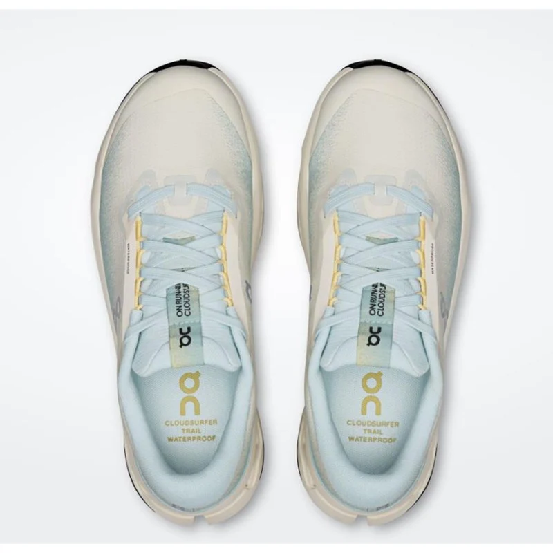 ON Cloudsurfer Trail 2 Waterproof Women grain oyster