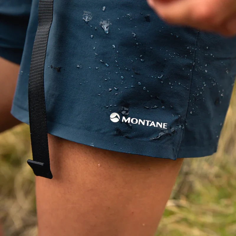 Montane Volantis Short W Blue, leichte Damen-Shorts für Bergsport und Outdoor