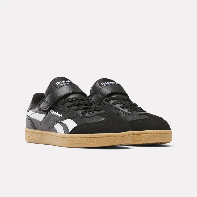 Smash Edge Elastic & Top Strap Kids Trainers