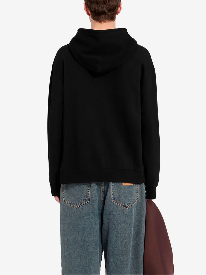 Felpa oversize con cappuccio e logo Numeric