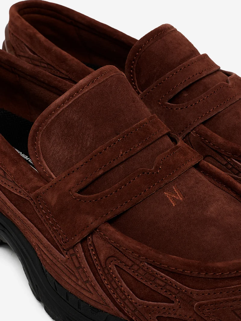 1906L scarpe loafers marroni in pelle