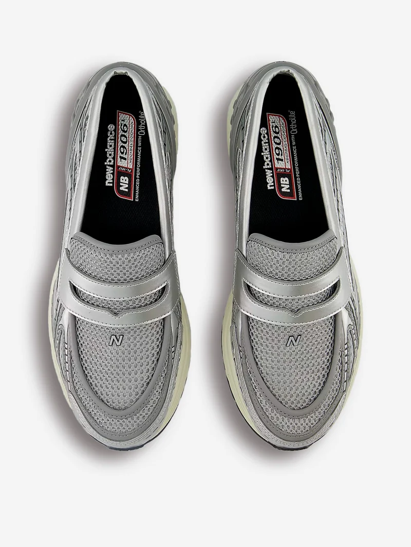 1906L scarpe loafers argento