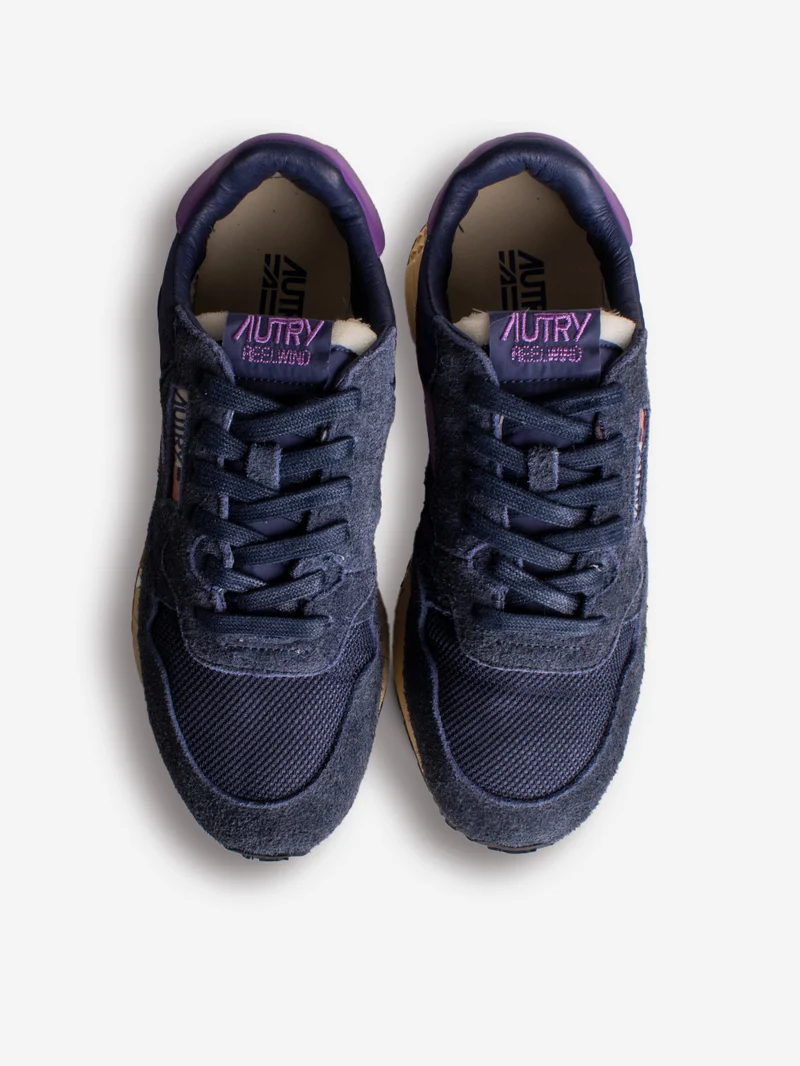 M Reelwind in suede blu e nylon viola