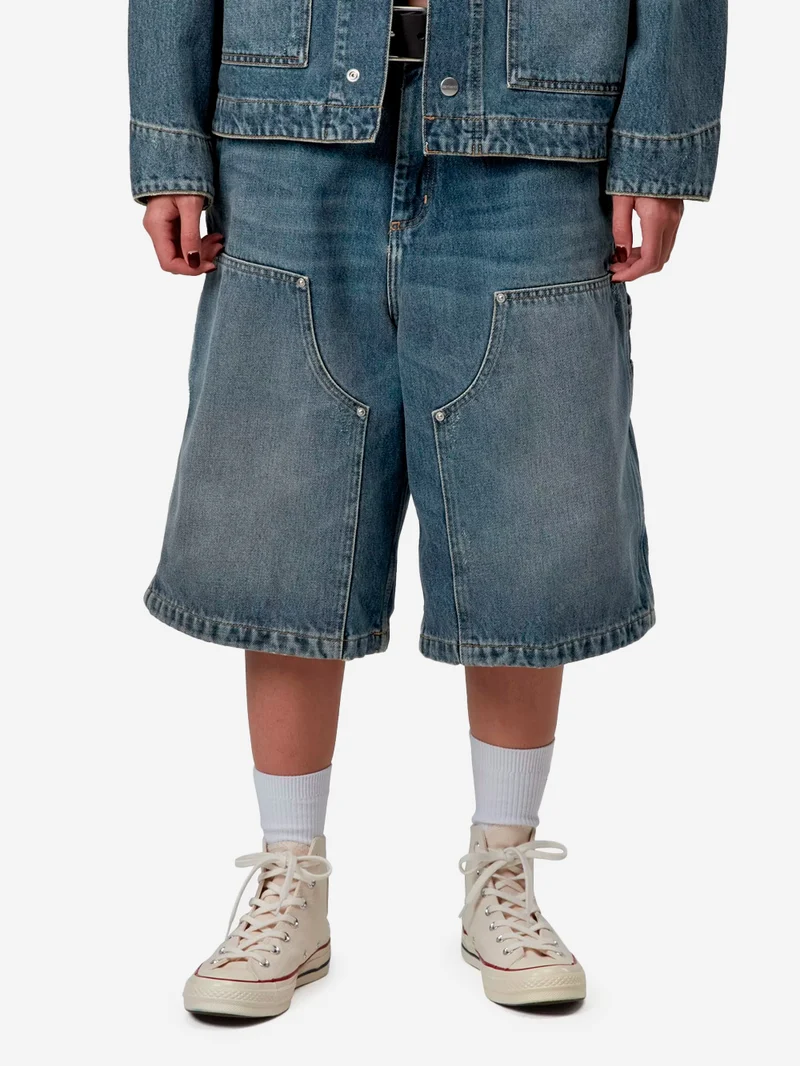 W' Shorts in denim Nixon 'Double Knee'