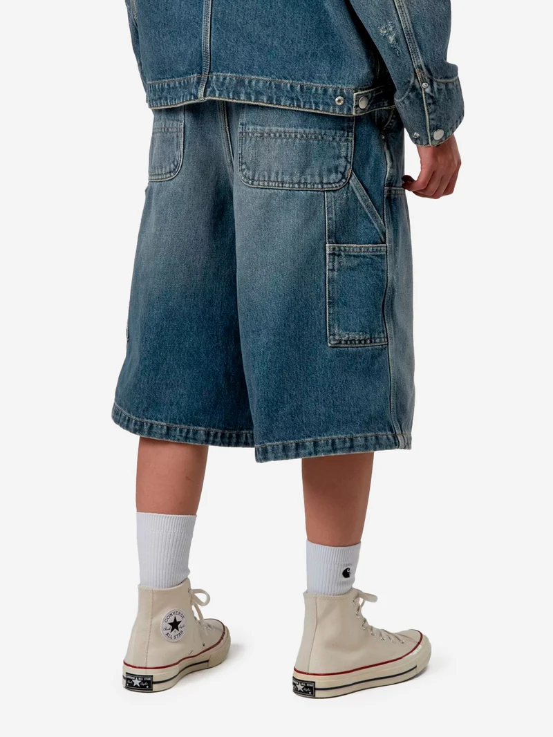 W' Shorts in denim Nixon 'Double Knee'