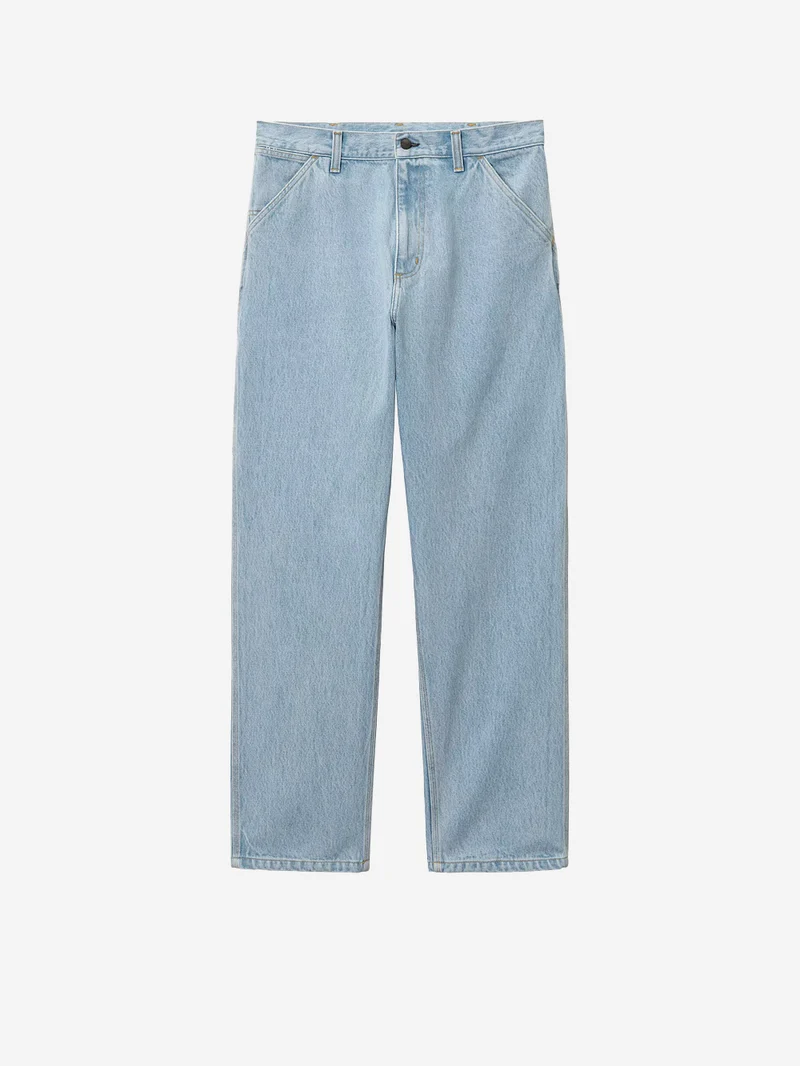 Pantaloni 'Single Knee' blu chiaro