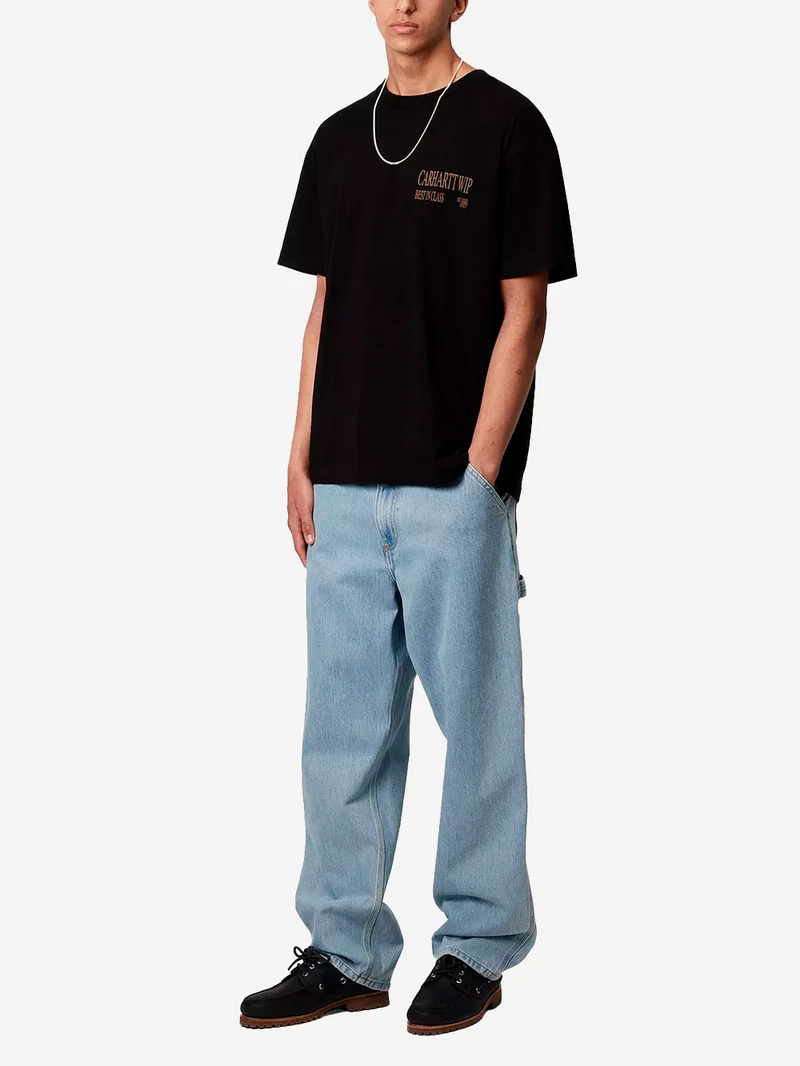 Pantaloni 'Single Knee' blu chiaro