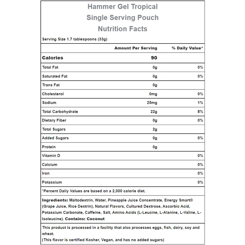 Hammer Nutrition | Rapid Energy Fuel (22g Carbs)