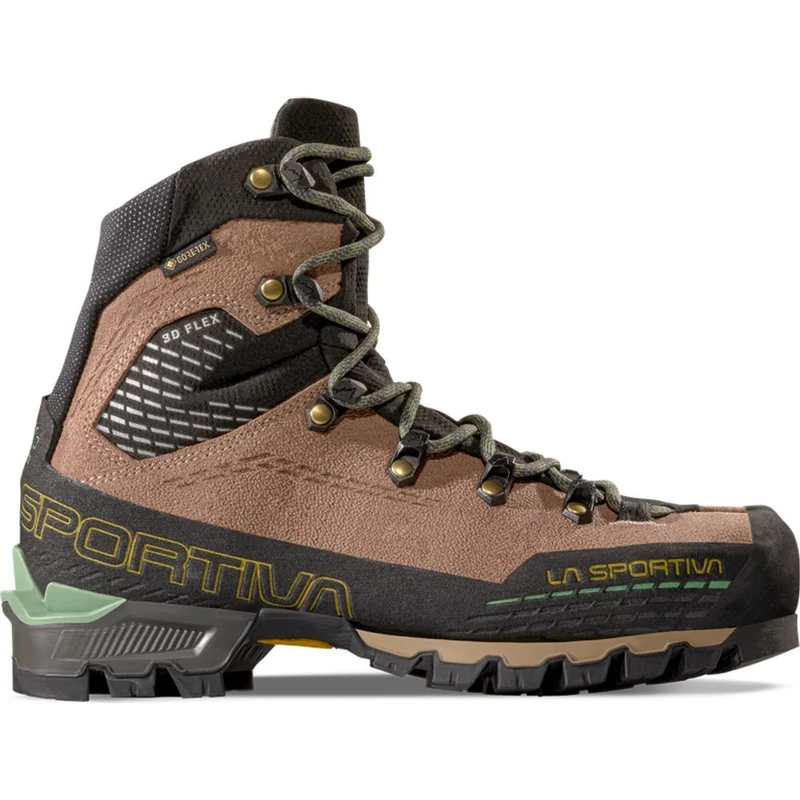 La Sportiva Trango Alpine GTX Damen Bergschuh sand-dune-aspen-green
