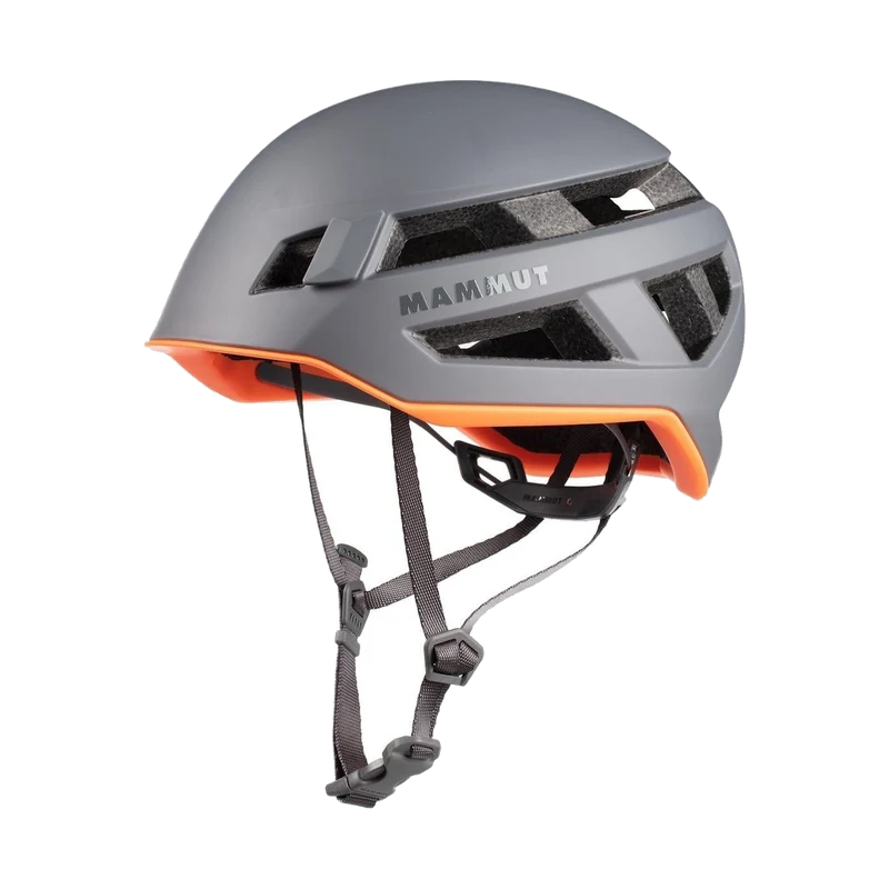 Mammut Crag Sender Helmet Grey, leichter Kletterhelm für Sportklettern und Alpin