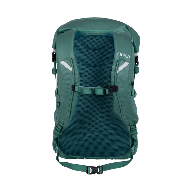 Exped Typhoon 25 Green, wasserdichter Tagesrucksack für Wandern, Bike und Alltag