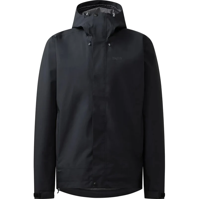 Haglöfs Breeze Proof Jacket Herren Regenjacke true-black