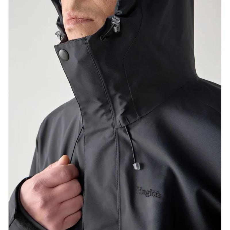 Haglöfs Breeze Proof Jacket Herren Regenjacke true-black