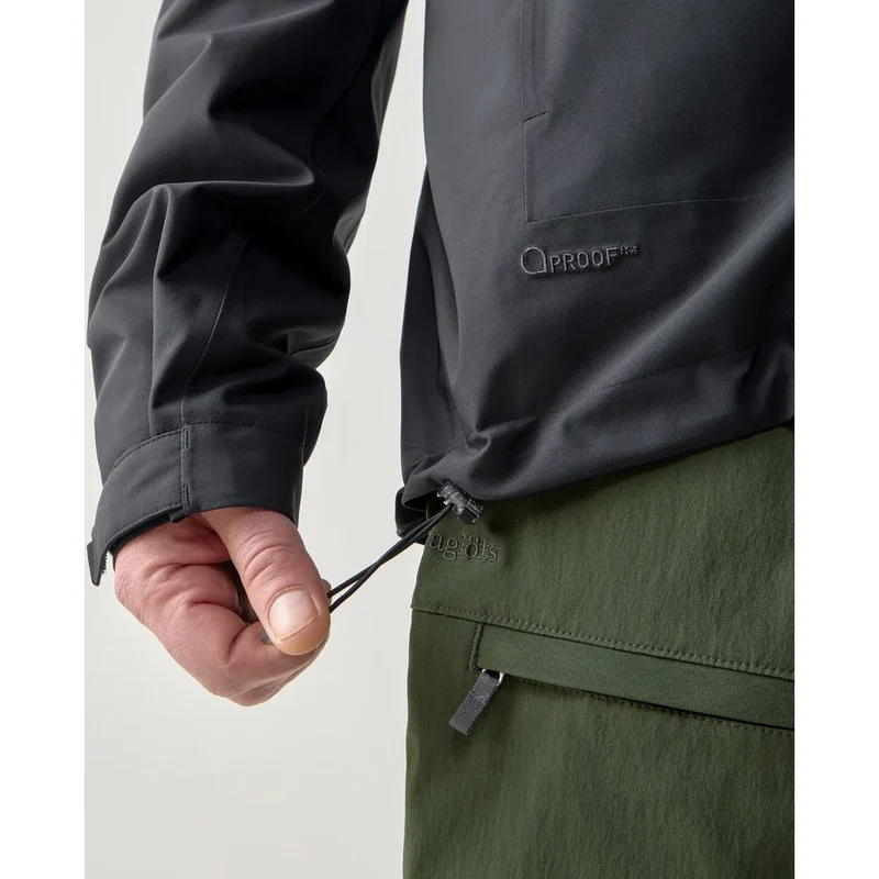 Haglöfs Breeze Proof Jacket Herren Regenjacke true-black