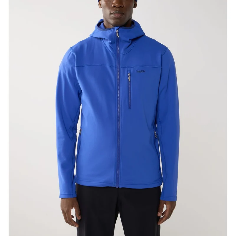 Haglöfs Rosson Mid Hood Midlayer Herren northern-blue