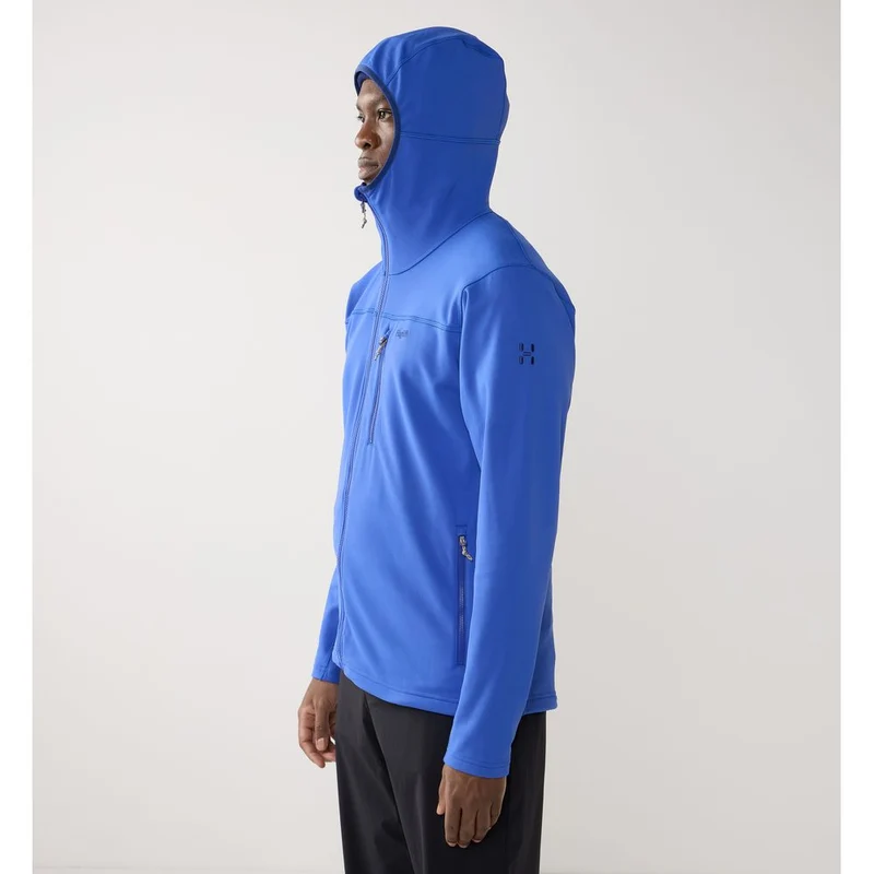 Haglöfs Rosson Mid Hood Midlayer Herren northern-blue