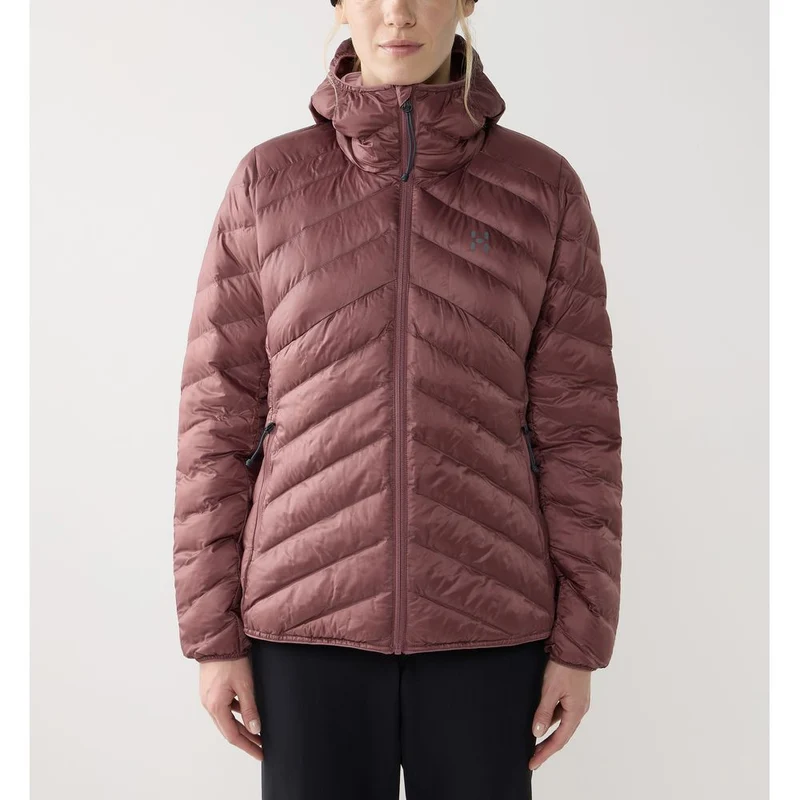 Haglöfs Särna Mimic II Hood Isolationsjacke Damen misty-mauve