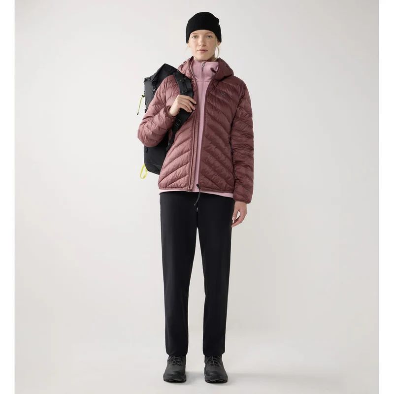 Haglöfs Särna Mimic II Hood Isolationsjacke Damen misty-mauve