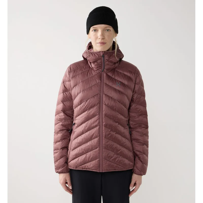 Haglöfs Särna Mimic II Hood Isolationsjacke Damen misty-mauve