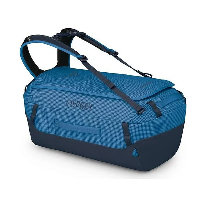 Osprey Transporter Duffel 40 Blue, robuste Reisetasche für Reisen und Outdoor