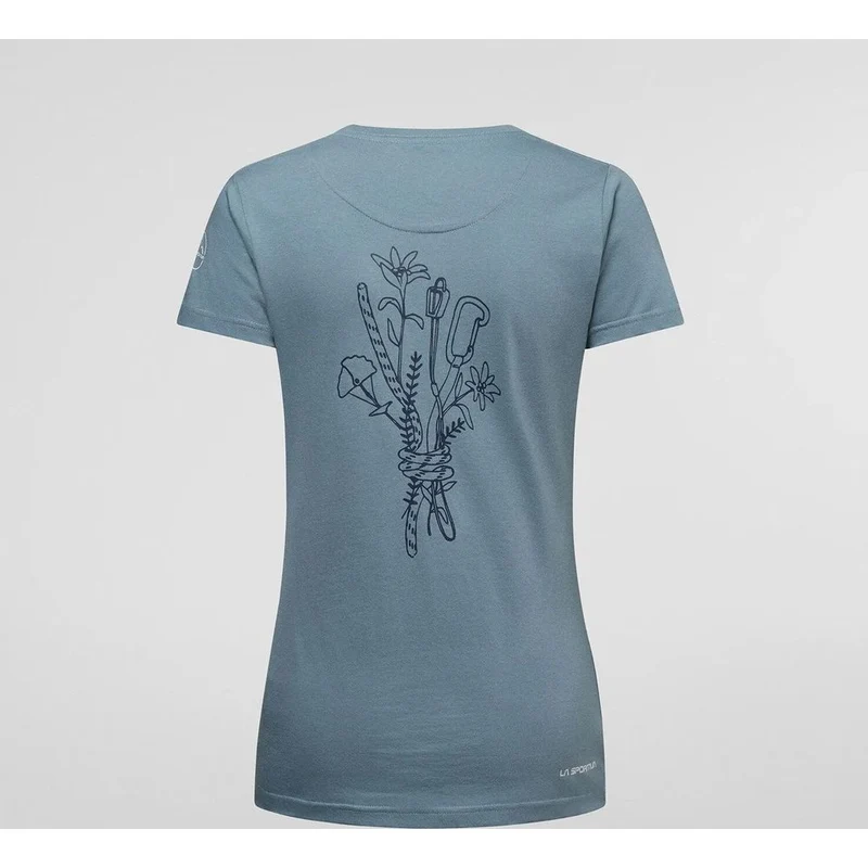 La Sportiva Climb Flower Damen T-Shirt limestone-night-sky