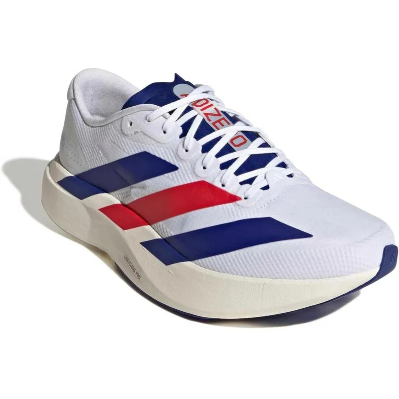 Adidas Adizero Evo SL Woven Laufschuhe Herren Cloud White Mystery Ink Pure Ruby
