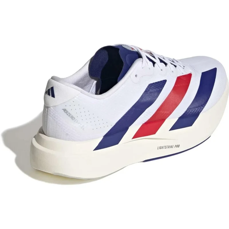 Adidas Adizero Evo SL Woven Laufschuhe Herren Cloud White Mystery Ink Pure Ruby
