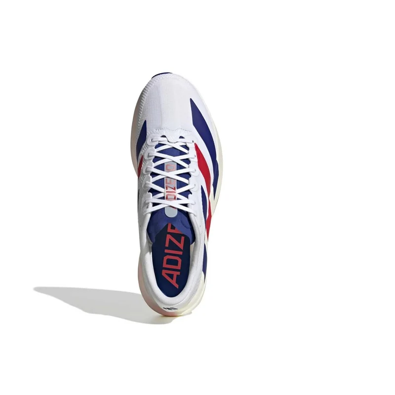 Adidas Adizero Evo SL Woven Laufschuhe Herren Cloud White Mystery Ink Pure Ruby