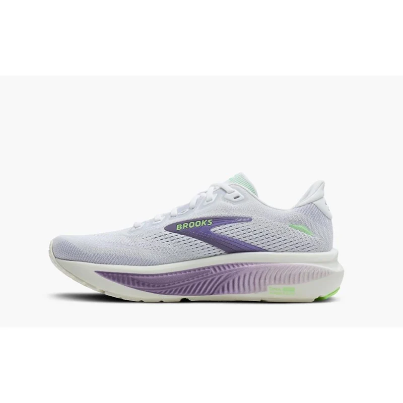 Brooks Ghost 18 Women white purple hebe green
