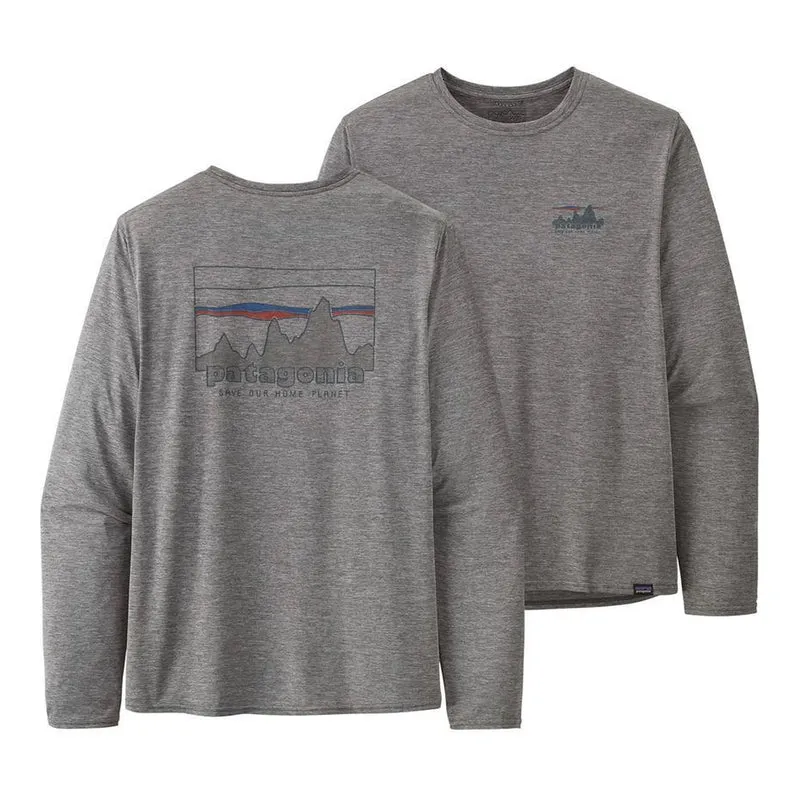 M's L/S Cap Cool Daily Graphic Shirt