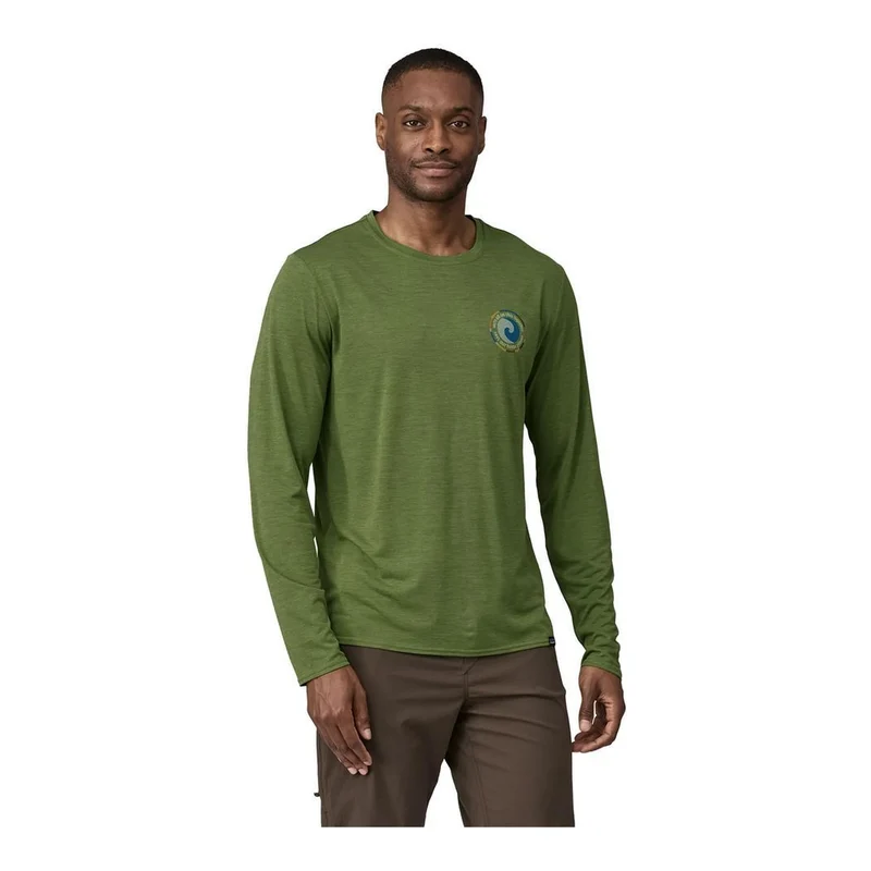 M's L/S Cap Cool Daily Graphic Shirt